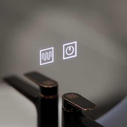 Oválne LED zrkadlo, 50x100cm, Velara Touch, Demister System, Stmievateľné