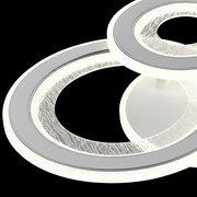 Lustra LED 53W, 3 Cercuri, lumina Rece/Calda/Neutra, Alb Lustre LED Default Title Alessandro Design