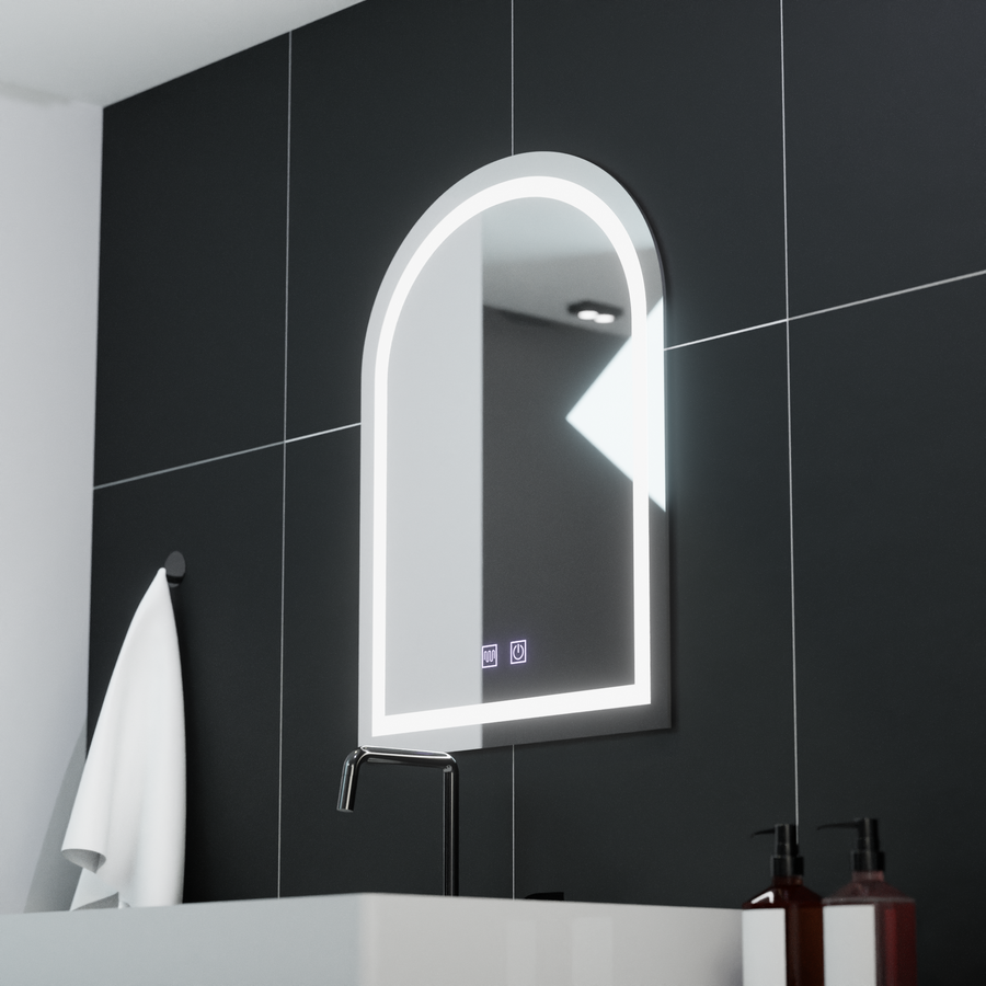Oglinda LED Arcata 60x80cm, Arco Touch, Sistem Dezaburire, Dimabila Oglinzi Korman E Default Title Alessandro Design