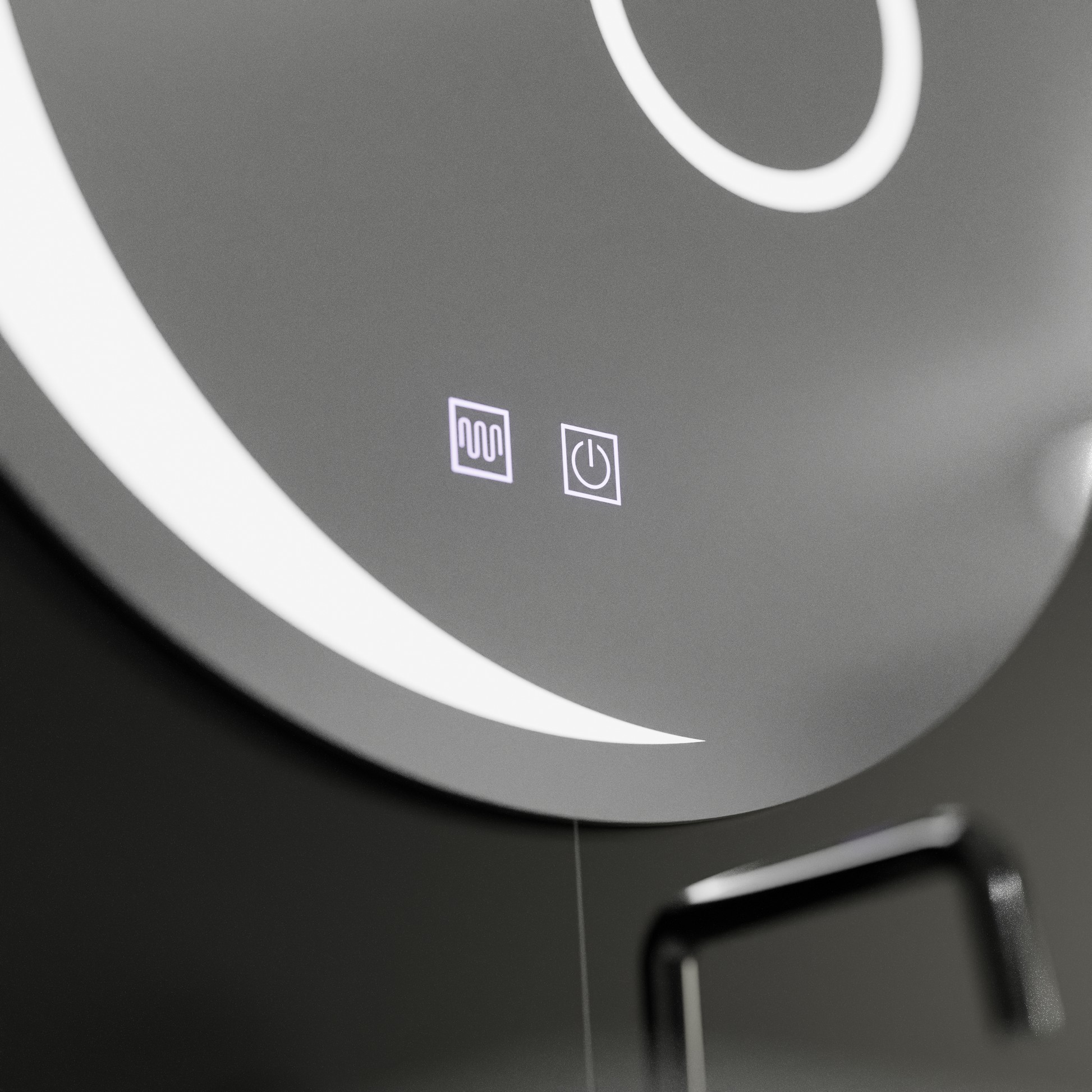 Oglinda LED Rotunda, 60cm, Orbis Touch, Sistem Dezaburire,Dimabila Oglinzi Korman E Default Title Alessandro Design