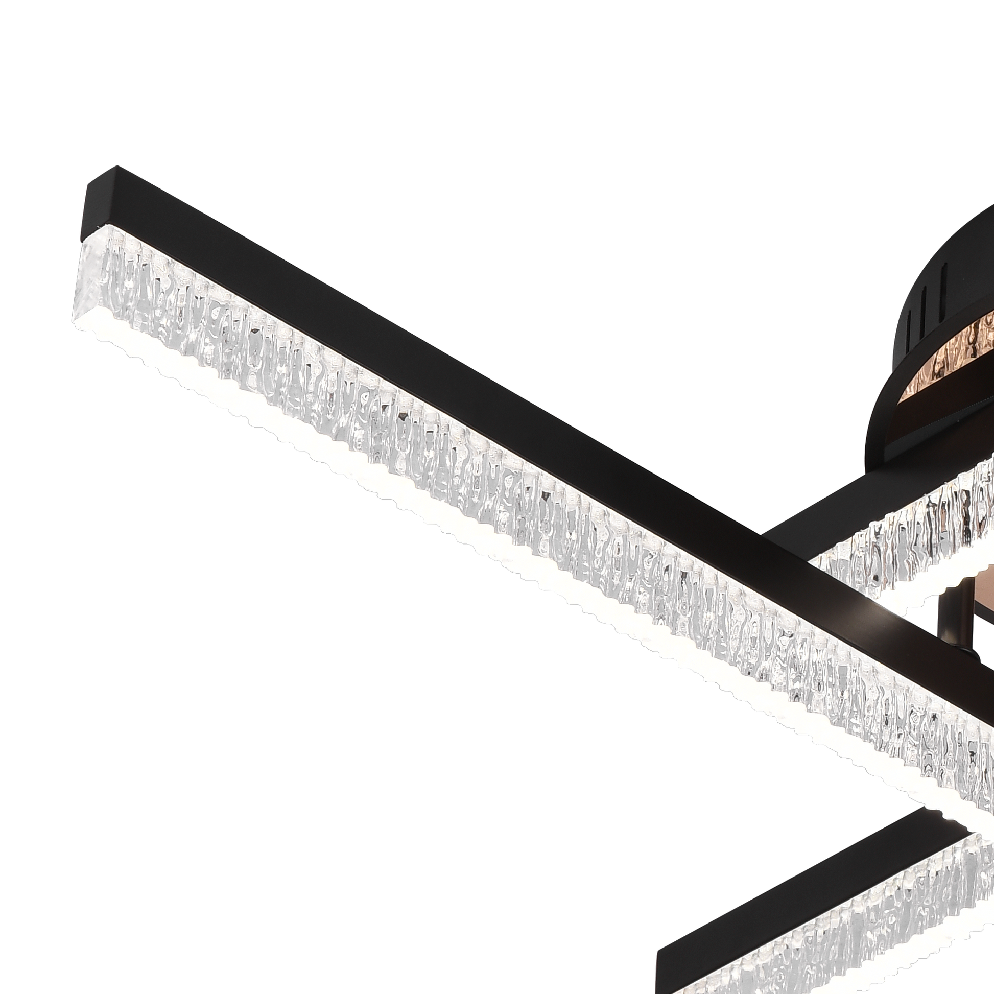 Lustra LED cu Telecomanda LT179/4BK, 34W, 4 Elemente, Lumina Rece/Clada/Neutra, Dimabila, Negru Lustre LED cu Telecomanda Default Title Alessandro Design