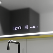 Oglinda LED Rectangulara, 80x60cm, Verite Royale Gold MotionGlow Marcello, Sistem Dezaburire, Ceas & Termometru, Dimabila Oglinzi Marcello Default Title Alessandro Design
