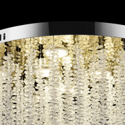 Candelabru LED Cristal LLC215/400WH Rotund, 22W, Lumina Rece/Calda/Neutra, Cristal, Auriu Candelabre Cristal Default Title Alessandro Design