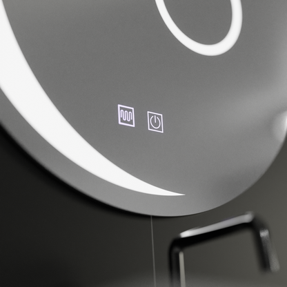 Oglinda LED Rotunda, 80cm, Orbis Touch, Sistem Dezaburire, Dimabila, E31S/80X80 Oglinzi Korman E Default Title Alessandro Design