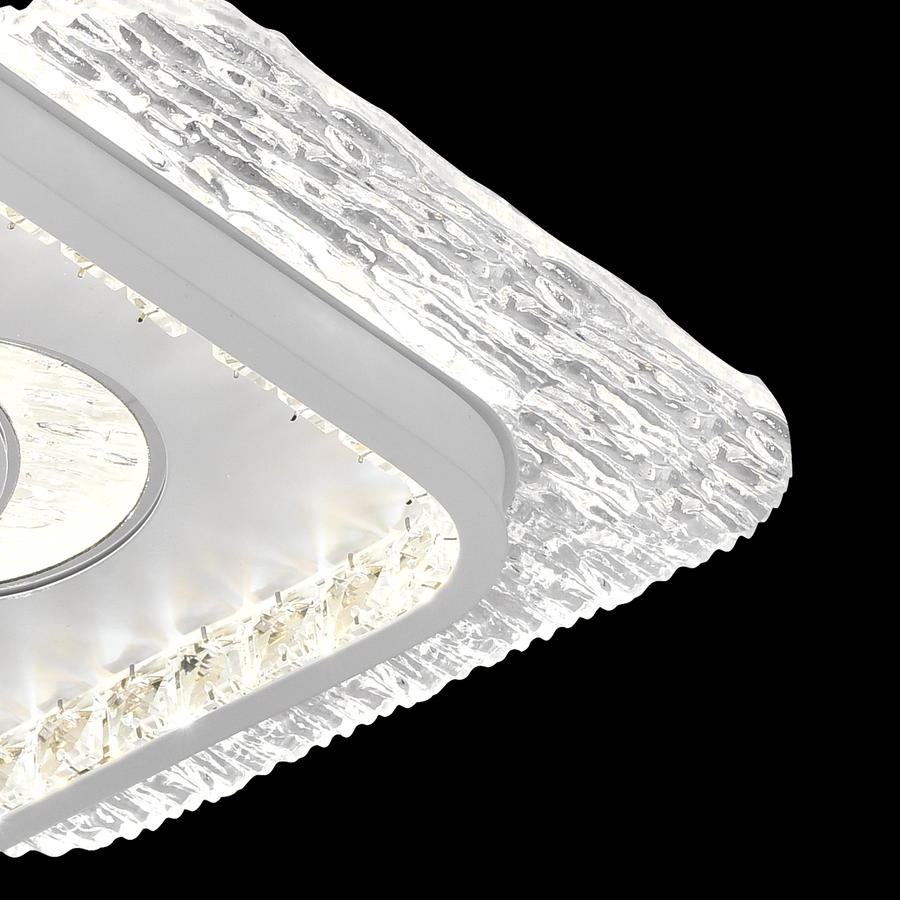 Lustra LED PERU 38W, 2 Patrate, lumina Rece/Calda/Neutra, Alb Lustre LED Default Title Alessandro Design