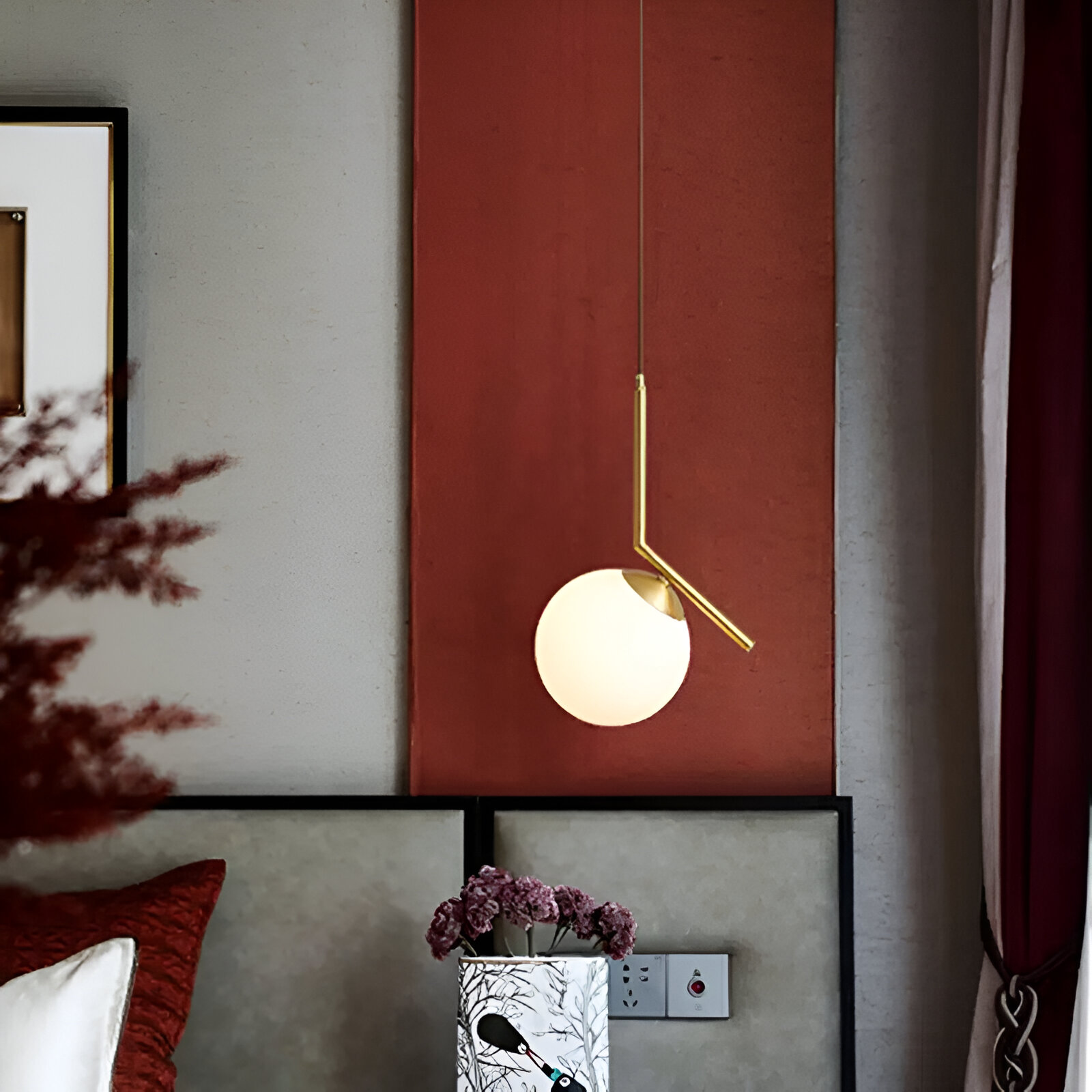 Lustra LOFT Haven, 1x E27, Alb Auriu, Metal, Inaltime Reglabila, Modern Lustre Moderne Default Title Alessandro Design