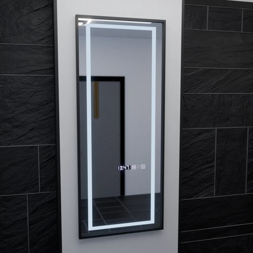Oglinda LED Rectangula, 60x150cm, Bianca Senzor Radar Marcello, Sistem Dezaburire, Ceas & Termometru, Dimabila, Dressing Couture Oglinzi Dressing Default Title Alessandro Design