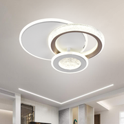 Lustra LED NYXORA 44W, 3 Cercuri, lumina Rece/Calda/Neutra, Alb Lustre LED Default Title Alessandro Design