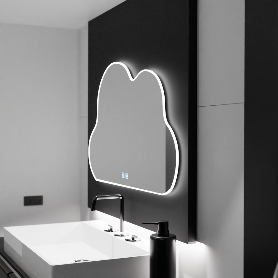 Oglinda LED Nor 60x40cm, Nuvola Touch, Sistem Dezaburire, Dimabila Oglinzi Korman E Default Title Alessandro Design