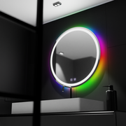 Oglinda LED Rotunda 60cm, Spectrum Touch, RGB, Sistem Dezaburire Oglinzi Korman E Default Title Alessandro Design