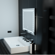 Oglinda LED Rectangulara, 80x60cm, Grid Light Basic Touch Oglinzi Korman C Default Title Alessandro Design