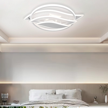 Lustra LED cu telecomanda JARRIA 52W, lumina Rece/Calda/Neutra/RGB, Dimabila, Alb Lustre LED cu Telecomanda Default Title Alessandro Design