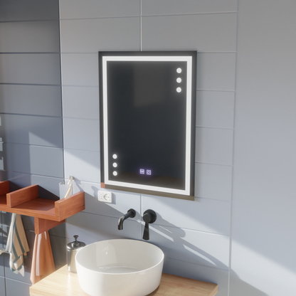 Oglinda LED Touch Infima Sistem Dezaburire 60X80cm Oglinzi Korman E Default Title Alessandro Design