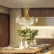 Candelabru Cristal Petito, 12XG4,Auriu, Diametru 52cm Candelabre Cristal Default Title Alessandro Design