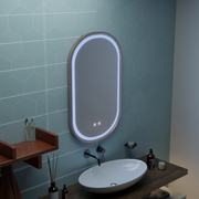 Oglinda LED Touch Impora Sistem Dezaburire 50x80 cm Rama Rose Gold Oglinzi Korman E Default Title Alessandro Design