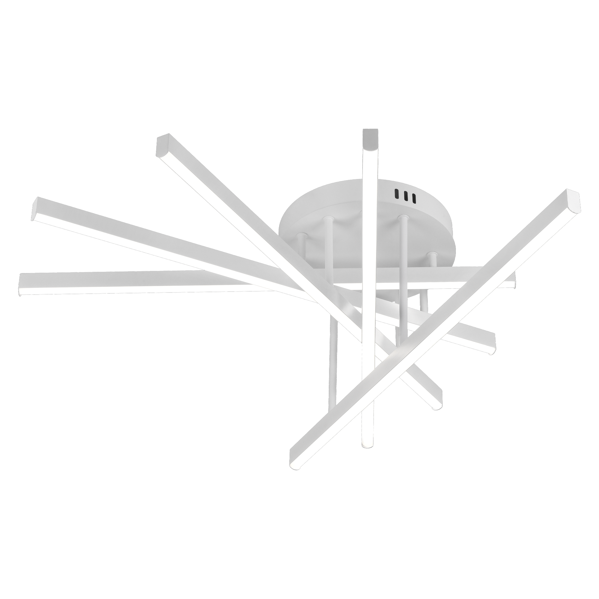 Lustra LED cu Telecomanda GIO, 68W, 5 Elemente, Lumina Rece/Clada/Neutra, Dimabila, Alb Lustre LED cu Telecomanda Default Title Alessandro Design