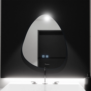 Organické LED zrkadlo 80x60cm, Fluido Touch, Demister System, Stmievateľné