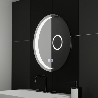 Oglinda LED Rotunda, 80cm, Orbis Touch, Sistem Dezaburire, Dimabila, E31S/80X80 Oglinzi Korman E Default Title Alessandro Design