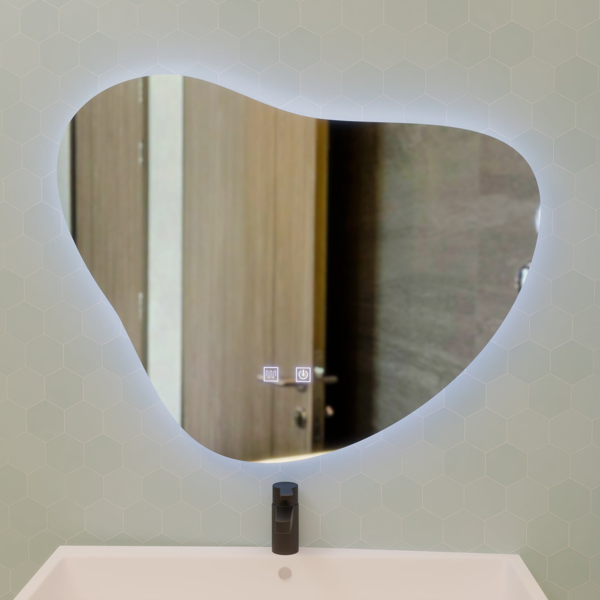 Oglinda LED Touch Avonita Sistem Dezaburire 87X70cm, E83S/87X70 Oglinzi Korman E Default Title Alessandro Design