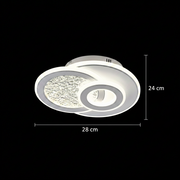 Lustra LED KOMPACTO 47W, 3 Cercuri, lumina Rece/Calda/Neutra, Alb Lustre LED Default Title Alessandro Design