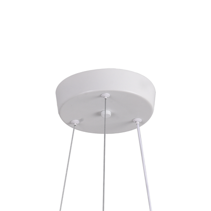 Lustra LED cu Telecomanda LT187WH, Cristal si Metal, 52W, Dimabila, Inaltime Reglabila, lumina Rece/Calda/Neutra, Iluminat Luxos Lustre LED cu Telecomanda Default Title Alessandro Design