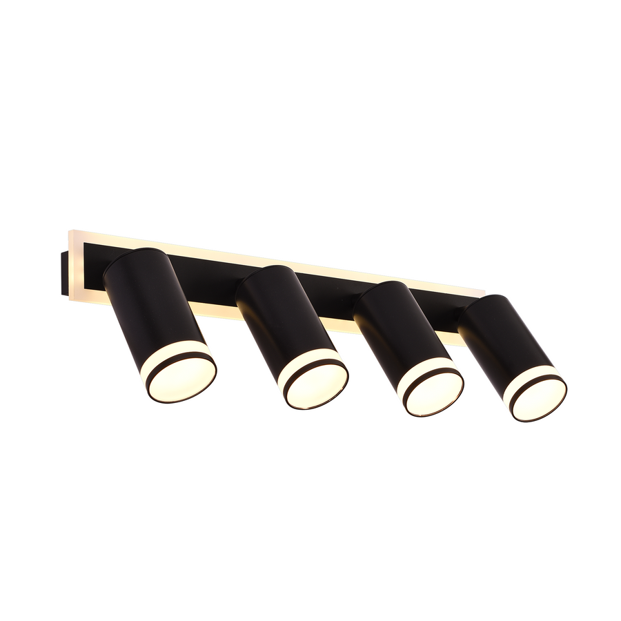 Lustra LED Ellen 46W Lumina Rece/Calda/Neutra Proiector Reglabil Acril si Metal Negru Lustre LED Default Title Alessandro Design