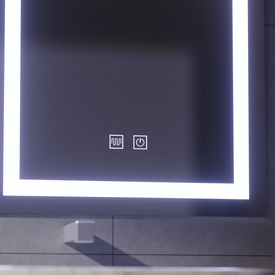 Oglinda LED Touch cu Functie Dezaburire, 80x50cm Oglinzi Korman E Default Title Alessandro Design