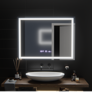 Oglinda LED Rectangulara, 100x75cm, Verite MotionGlow Marcello, Sistem Dezaburire, Ceas & Termometru, Dimabila Oglinzi Marcello Default Title Alessandro Design