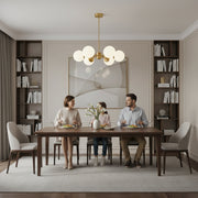Lustra LC801/6GD, 6x E27, Alb Auriu, Metal Lustre Moderne Default Title Alessandro Design