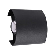 Fantas Aplica LED de Exterior si Interior, 2 Surse x 1W, IP65, Metalic, Negru, 3000K Aplice de Exterior Default Title Alessandro Design