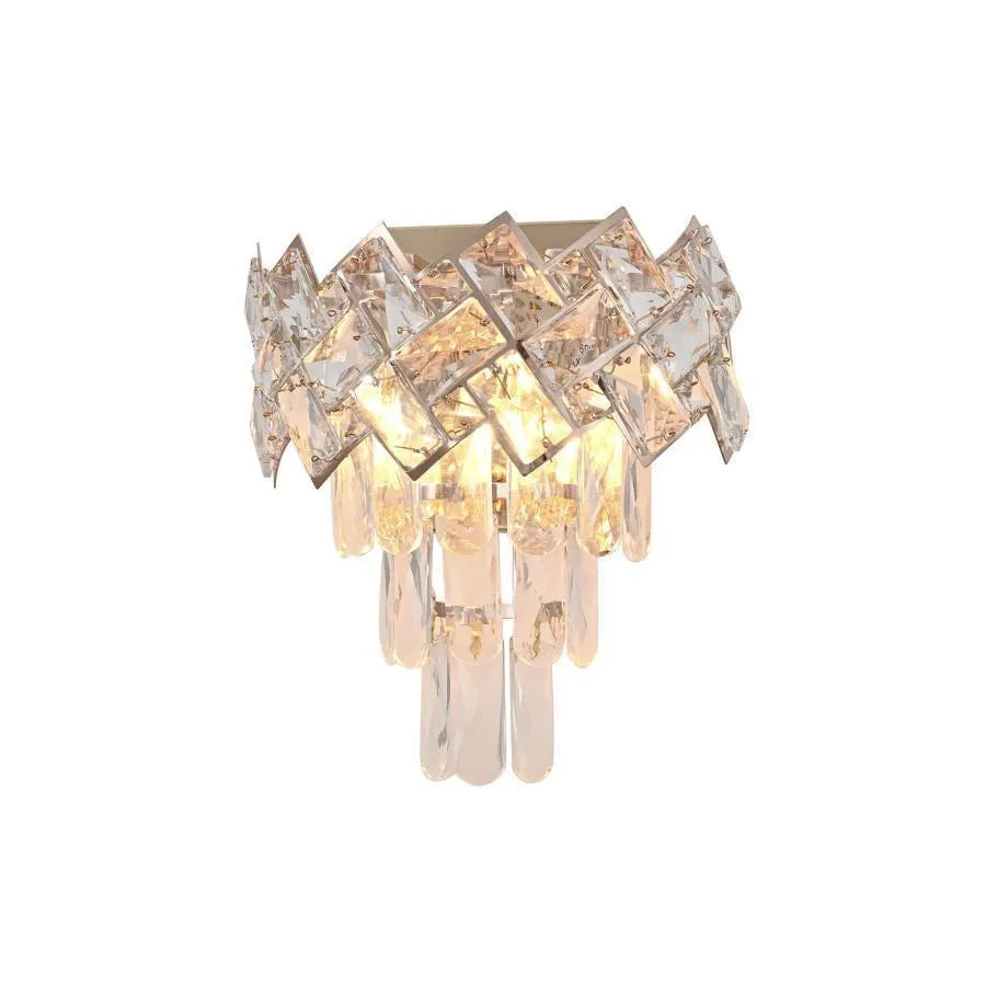 Aplica Cristal WINDSOR, 2x E14, Auriu Aplice de Interior Default Title Alessandro Design
