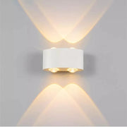 Fantas Aplica LED de Exterior si Interior, 4 Surse x 1W, IP65, Metalic, Alb, 3000K Aplice de Exterior Default Title Alessandro Design
