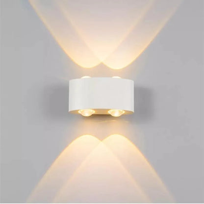 Fantas Aplica LED de Exterior si Interior, 4 Surse x 1W, IP65, Metalic, Alb, 3000K Aplice de Exterior Default Title Alessandro Design