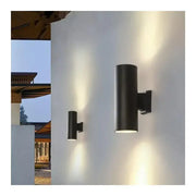 Aplica Exterior Valeria, 2xGU10, Negru, Metal si Sticla Aplice de Exterior Default Title Alessandro Design