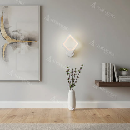 Aplica LED Akila, 15W, Alb, Lumina Rece/Calda/Neutra Aplice de Interior Default Title Alessandro Design