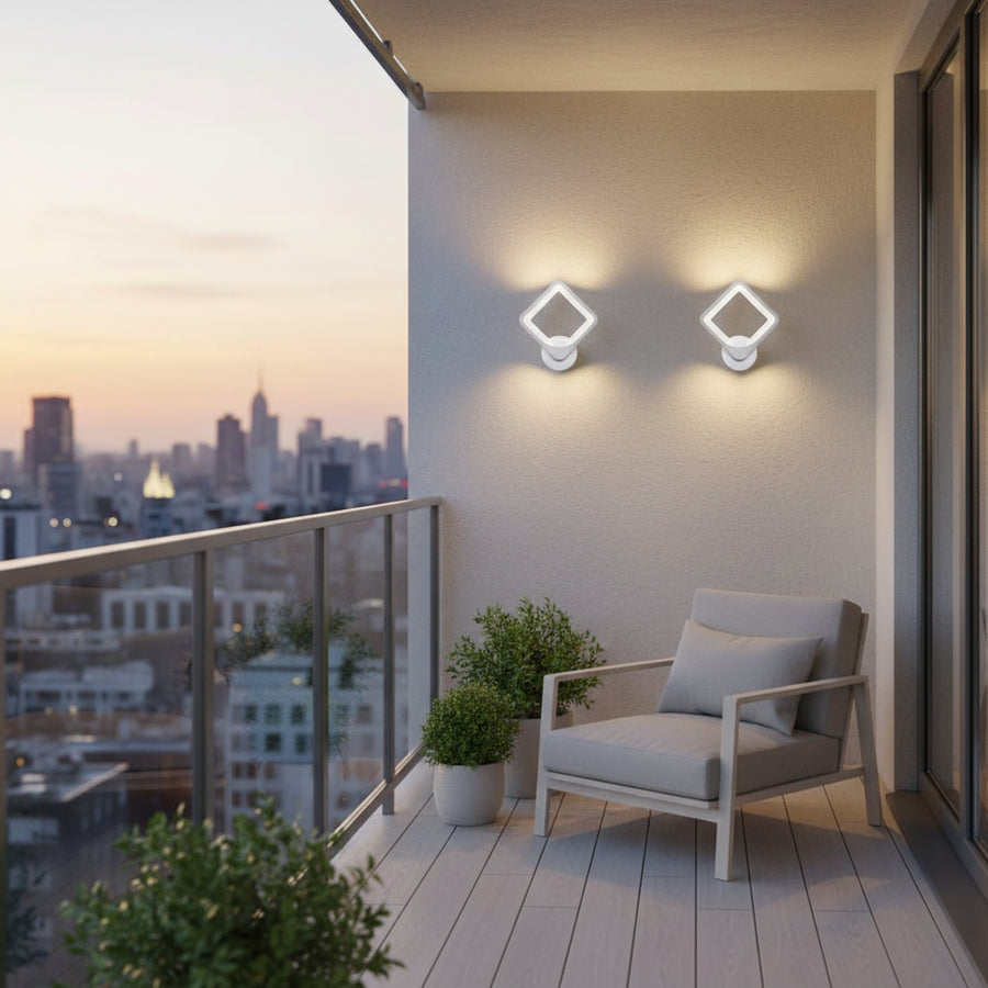Aplica LED Akila, 15W, Alb, Lumina Rece/Calda/Neutra Aplice de Interior Default Title Alessandro Design