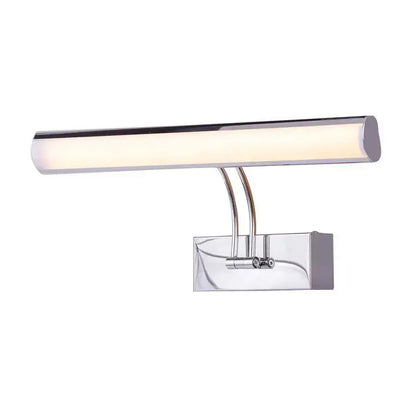 Kúpeľňové nástenné LED svetlo Ginna, 12W, strieborné nástenné nástenné svietidlo do kúpeľne Predvolený názov Alessandro Design
