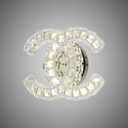 Aplica LED cu cristal YANIRA 28W, lumina Rece/Calda/Neutra, Crom Lucios Lustre LED Cristal Default Title Alessandro Design