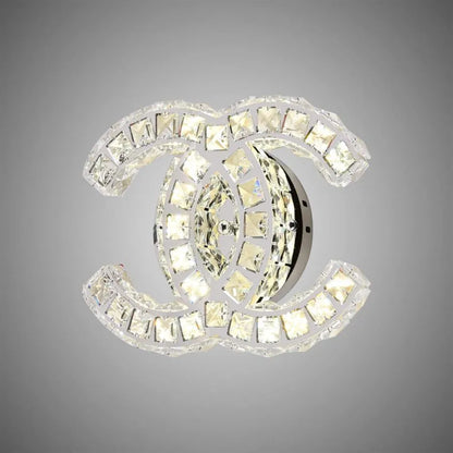 Aplica LED cu cristal YANIRA 28W, lumina Rece/Calda/Neutra, Crom Lucios Lustre LED Cristal Default Title Alessandro Design
