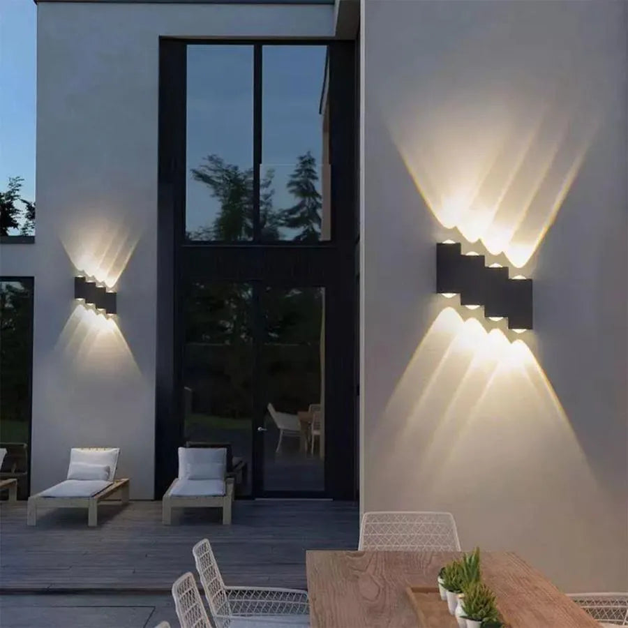 Aplica LED de Exterior Aeetes, 8W, Metal, Negru Aplice de Exterior Default Title Alessandro Design