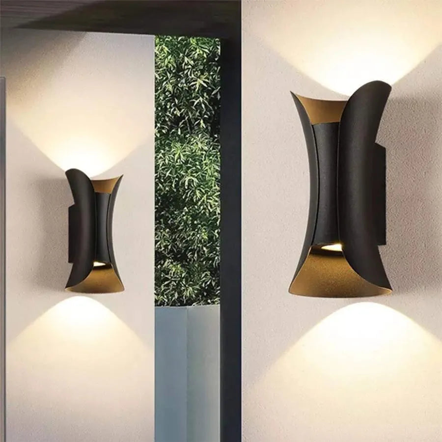 Aplica LED de Exterior Heba, 10W IP65, Metal, Negru Aplice de Exterior Default Title Alessandro Design
