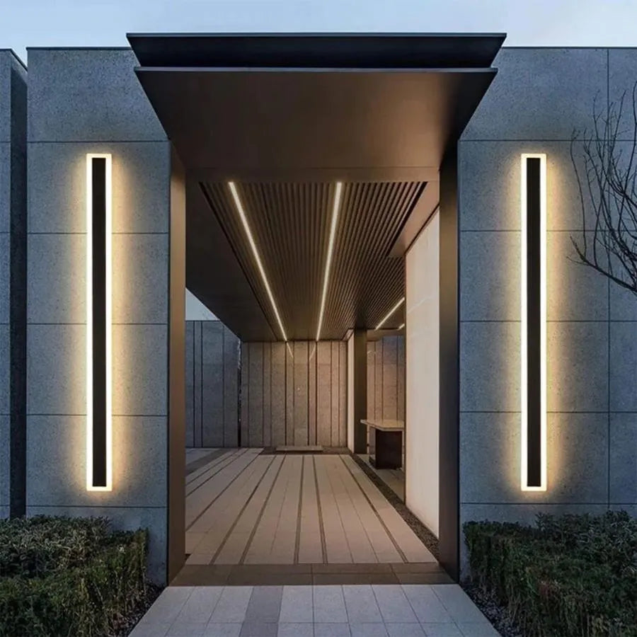 Aplica LED de Exterior Indira 24W IP65 Negru Aplice de Exterior Default Title Alessandro Design