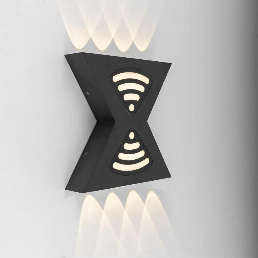 Aplica LED de Exterior Retelis, 12W, Metal, Negru Aplice de Exterior Default Title Alessandro Design