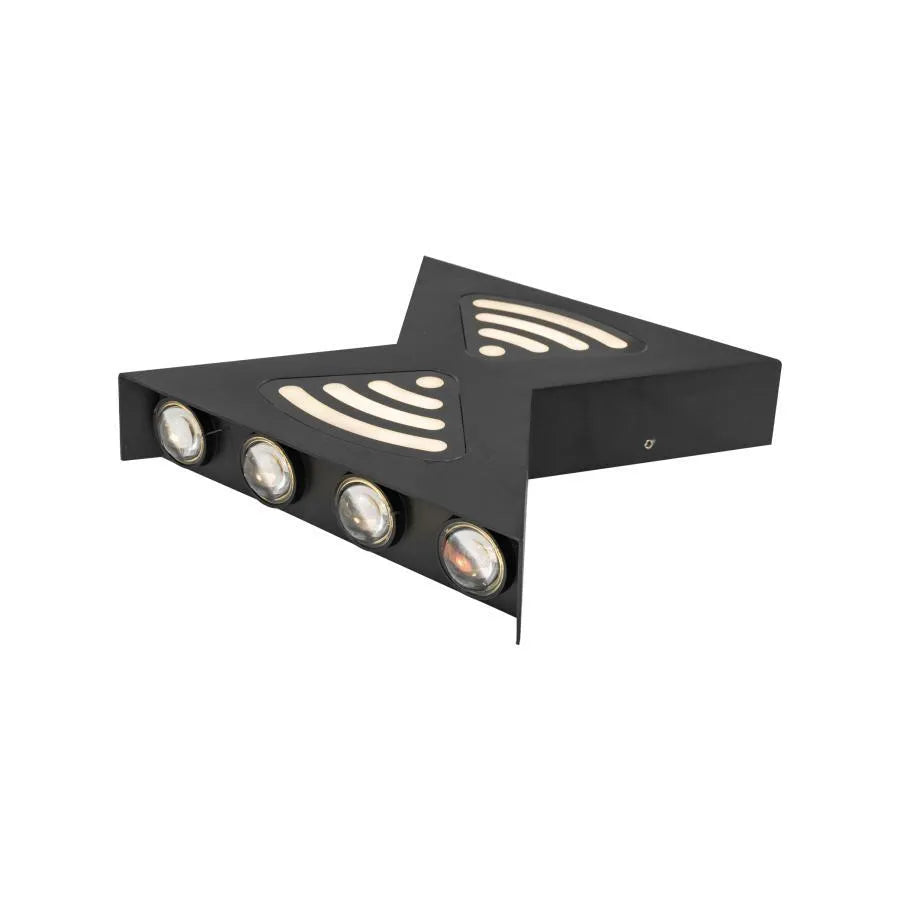 Aplica LED de Exterior Retelis, 12W, Metal, Negru Aplice de Exterior Default Title Alessandro Design