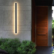 Aplica LED de Exterior Mack, Lungime 80cm, 11W, IP65, Lumina neutra, Metal, Liniar, Negru Aplice de Exterior Default Title Alessandro Design