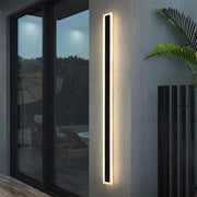 Aplica LED de Exterior Mack, Lungime 80cm, 11W, IP65, Lumina neutra, Metal, Liniar, Negru Aplice de Exterior Default Title Alessandro Design