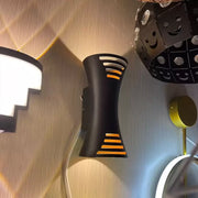 Aplica LED Exterior Brycen 10W Auriu Negru Aplice de Exterior Default Title Alessandro Design