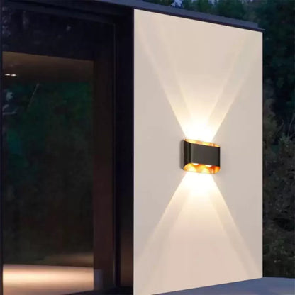 Aplica LED Exterior Ellis 4W Auriu Negru Aplice de Exterior Default Title Alessandro Design