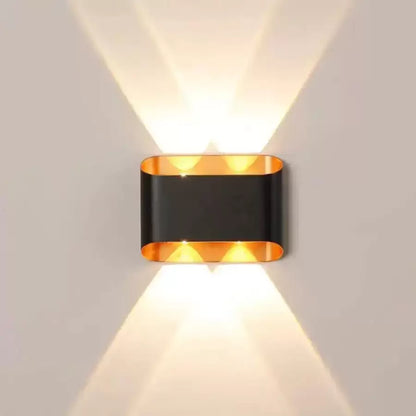 Aplica LED Exterior Ellis 4W Auriu Negru Aplice de Exterior Default Title Alessandro Design