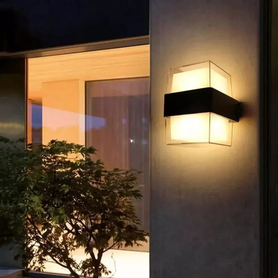Aplica LED Exterior Kennedy 12W Alb Negru Aplice de Exterior Default Title Alessandro Design